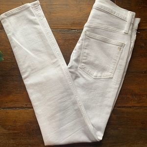Madewell White Skinny Jeans (Size 26)